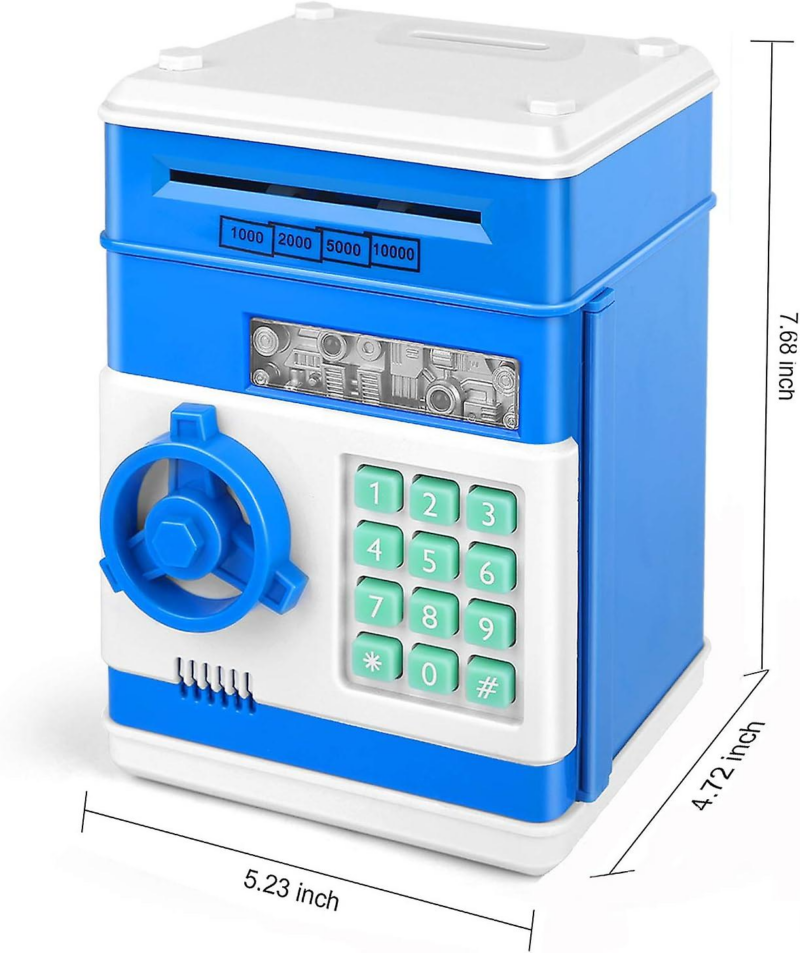 Kids Money Bank Machine (Bleu) - Image 5